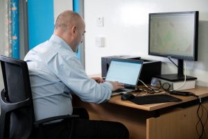 Urban Planner John Kirwan rents a desk at Enniscorthy Enterprise Centre for his hybrid role