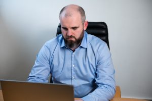 Energy Engineer and Entrepreneur Terry Kavanagh enjoys the convenience of the Enniscorthy Enterprise and Technology Centre