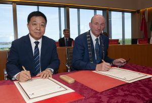 Wexford County Council host high level Chinese Delegation and Sign letter of intent between Wexford and the Jiangxi Province